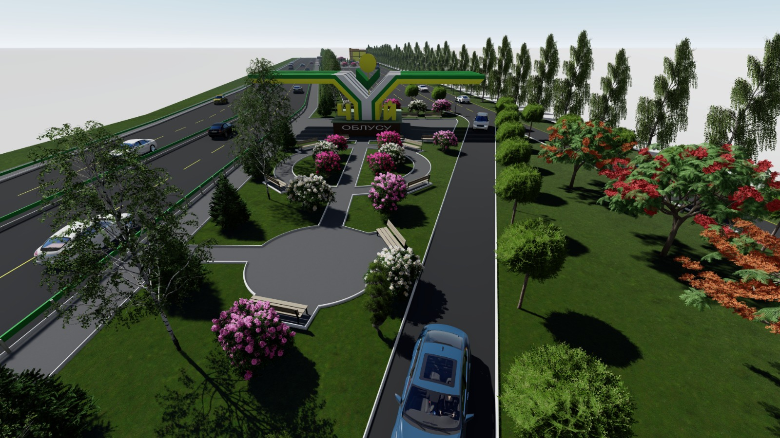 Ак-Жол” өткөрмө пунктунун аймагынын эскиздик долбоору даяр