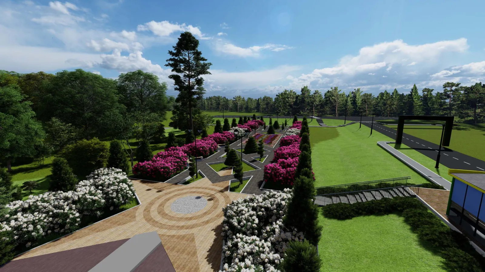 Чуй: Разработан эскизный проект нового парка в селе Искра