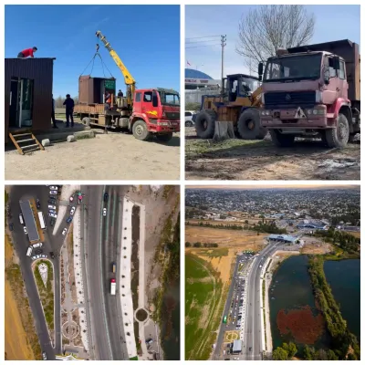 Кыргыз-Казак чек арасындагы " Ак-Жол” өткөрмө пунктунун аймагы толук оңдолуп,түзөлдү